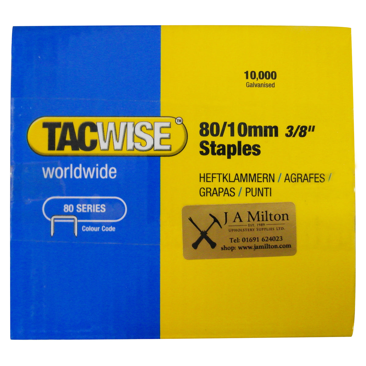 80 Series Staples – 8mm | Upholstery Warehouse