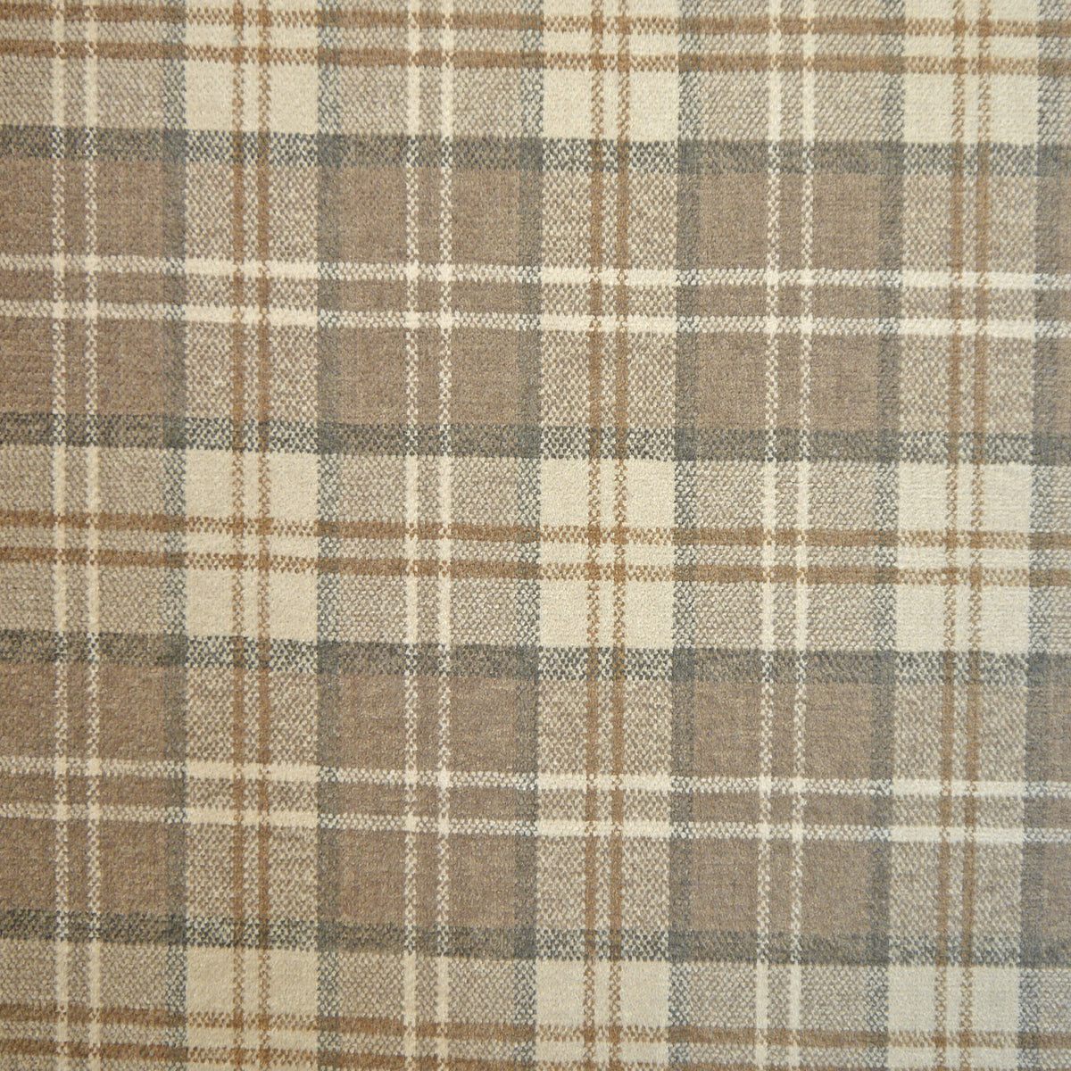 Lana Fabric (Plaid) – Latte | Upholstery Warehouse