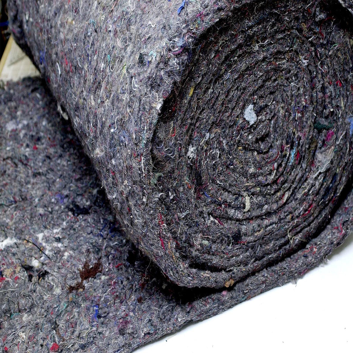 Blue/Black Wool Felt | Upholstery Warehouse