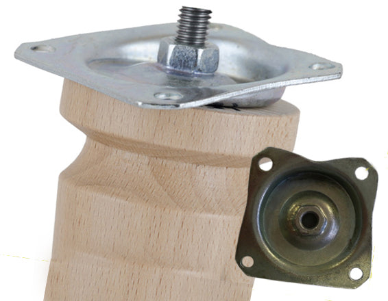 Angled Corner Plate Leg Fittings | Upholstery Warehouse