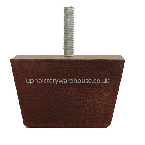 Square Tapered Wooden Furniture Legs - 50mm High - c/w Washer