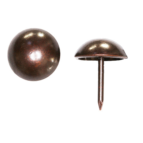 16mm 'ANTIQUE' Round High Domed Decorative Upholstery Nail.