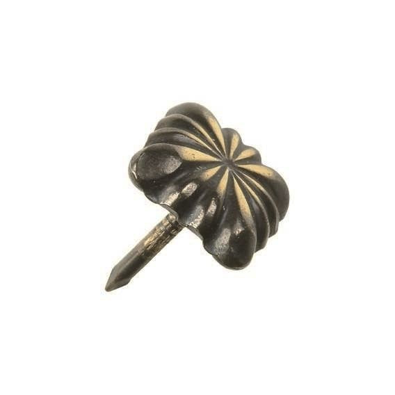 12mm Square 'BRONZE RENAISSANCE' Domed Nail.