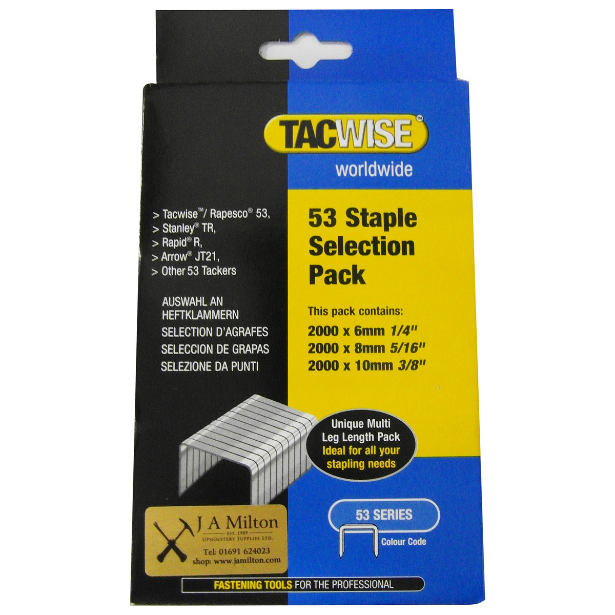 53 Series Staple Selection Pack | Upholstery Warehouse