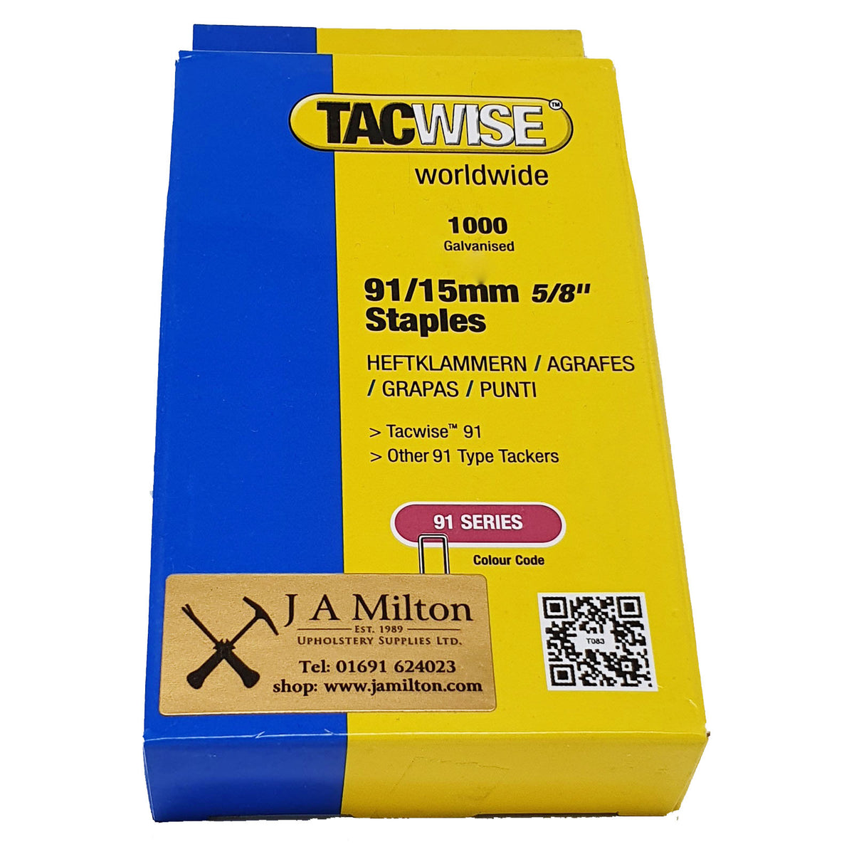 91 Series Staples – 30mm | Upholstery Warehouse