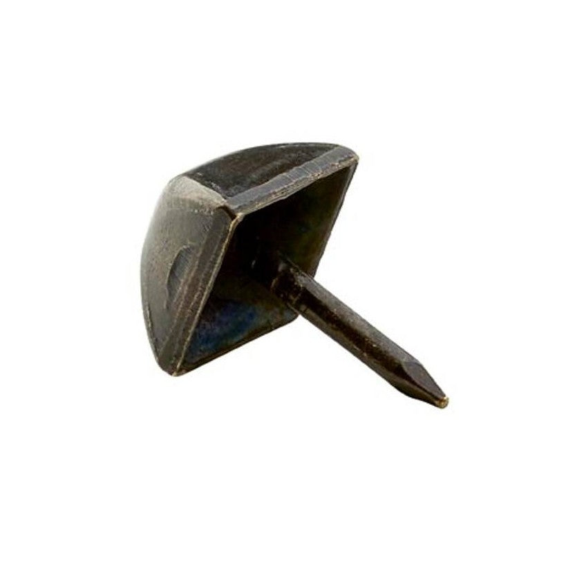 9mm Square  'BRONZE RENASIANCE' Domed upholstery Nails.