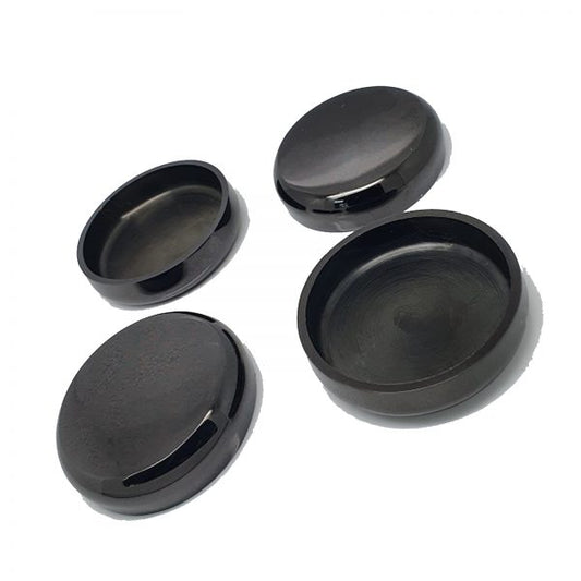 Black Chrome Castor Cups – 4 | Upholstery Warehouse