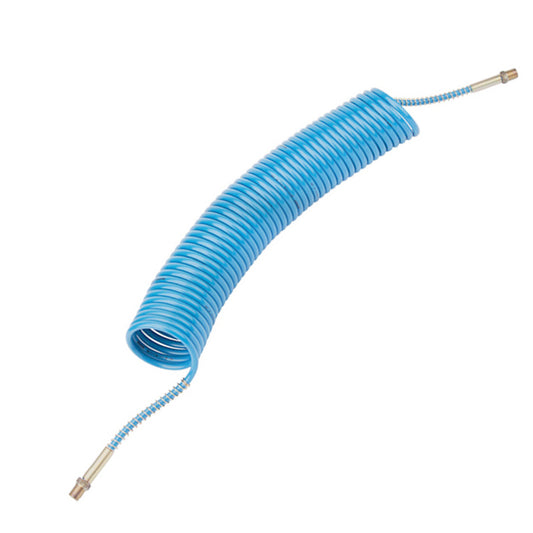 Coiled Air Hose for Compressor 6 mm x 10mtr – Male both ends | Upholstery Warehouse
