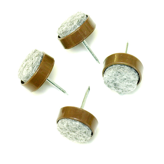 Felt Single Prong Glide – 20mm dia 12 pcs | Upholstery Warehouse