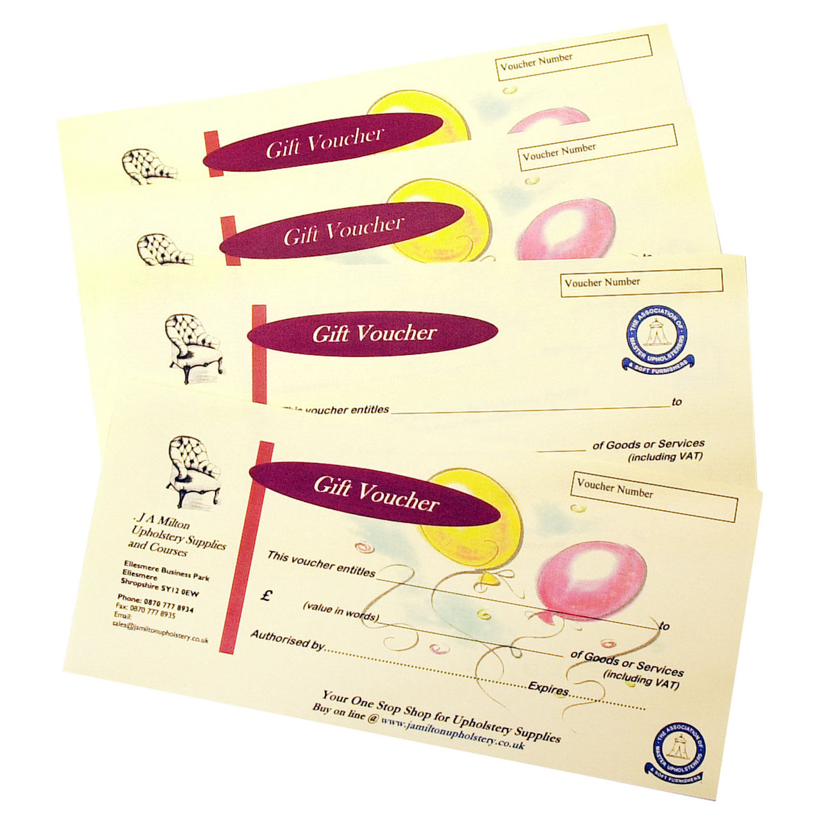 Gift Vouchers | Upholstery Warehouse