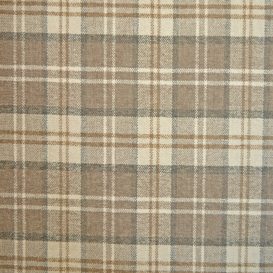 Lana Fabric (Plaid) – Latte | Upholstery Warehouse