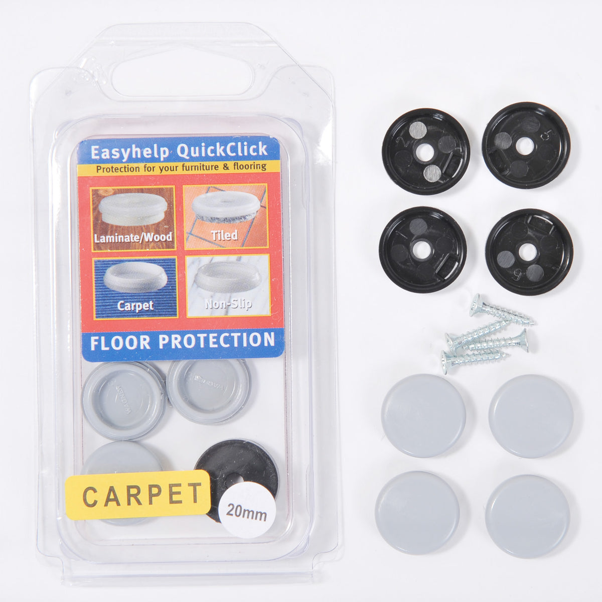 Quick Click Glides – For carpets | Upholstery Warehouse