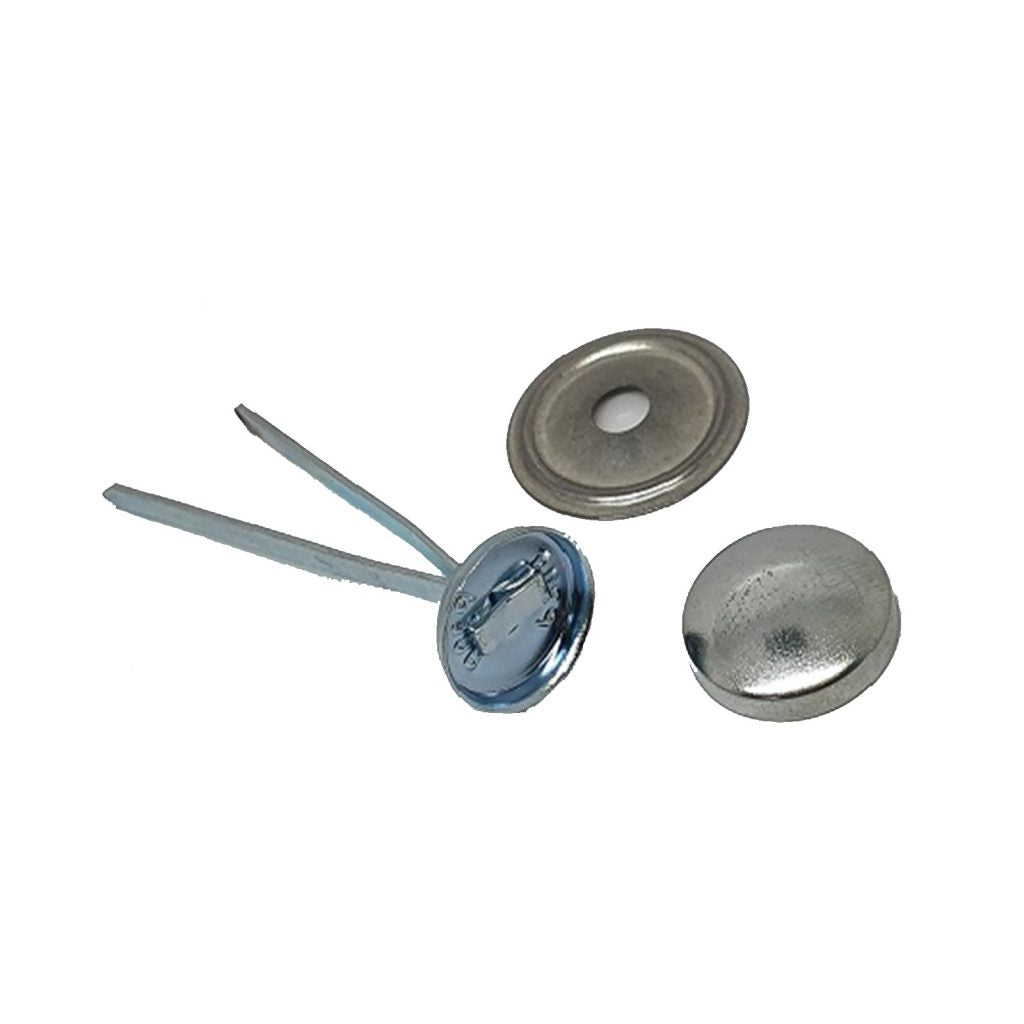 Split Prong Button – Tops only Mou No 30-19mm Metric /1000 pcs | Upholstery Warehouse