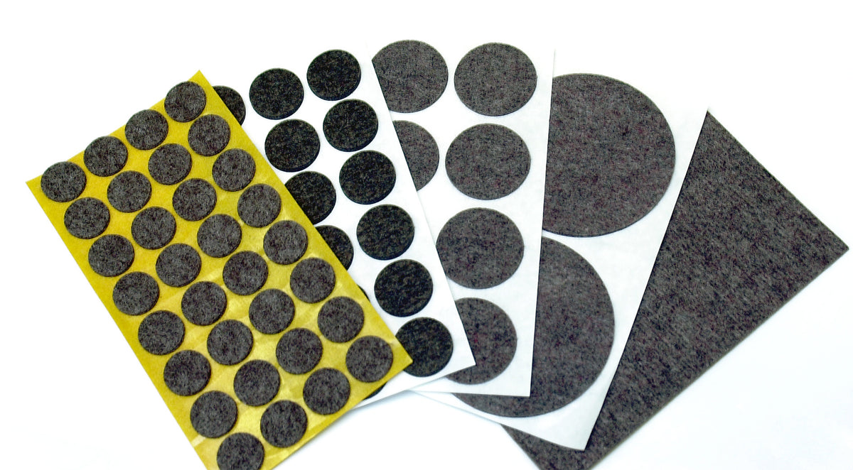 Self Adhesive Felt Pads 20mm dia - Roll 2,000 – 20mm dia | Upholstery Warehouse