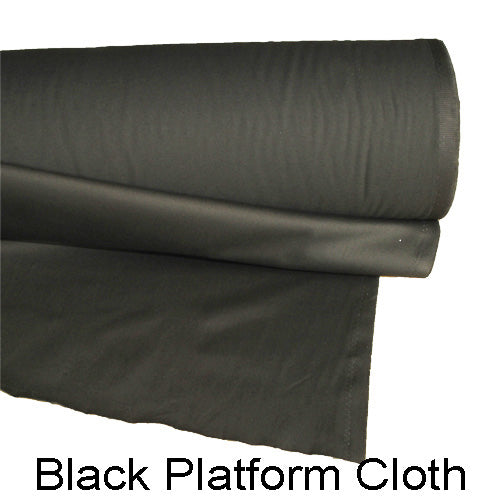 Platform Lining - Black Cotton FR