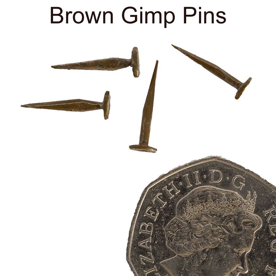 Gimp Pins -(Seven Colours)