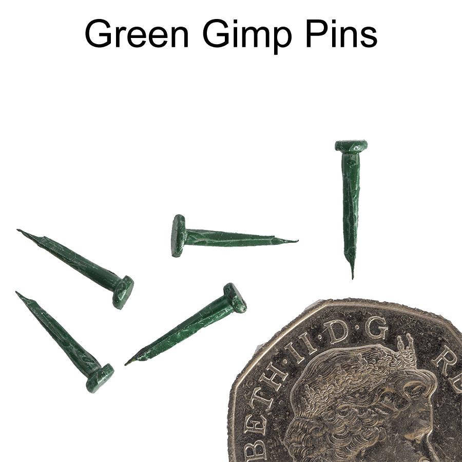 Gimp Pins -(Seven Colours)