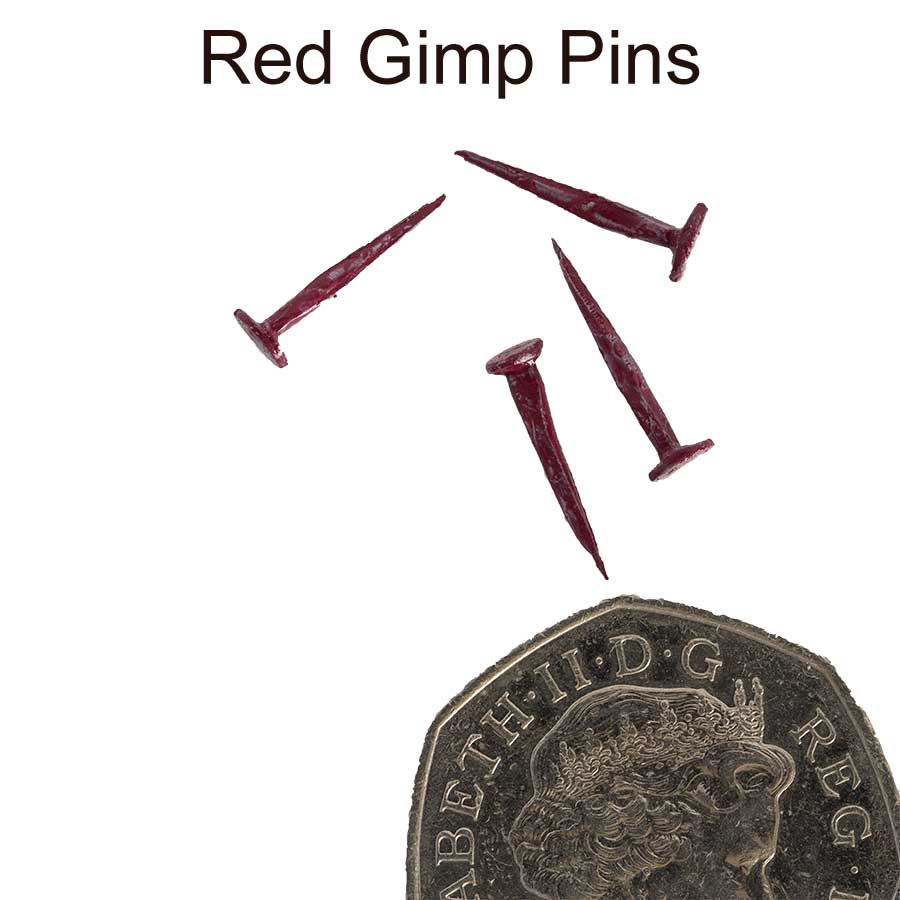 Gimp Pins -(Seven Colours)