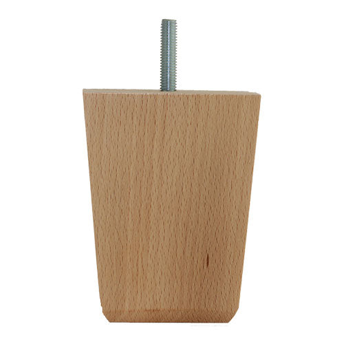 Square Tapered Wooden Furniture Leg 100mm High
