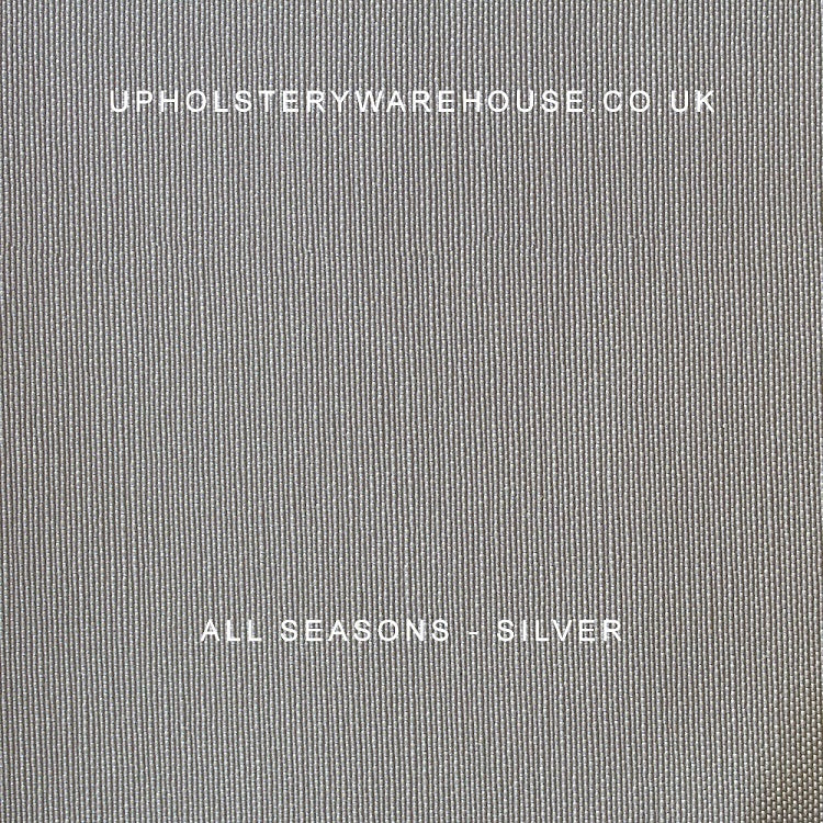 All Seasons (Waterproof Upholstery Fabric) - Silver (2493)