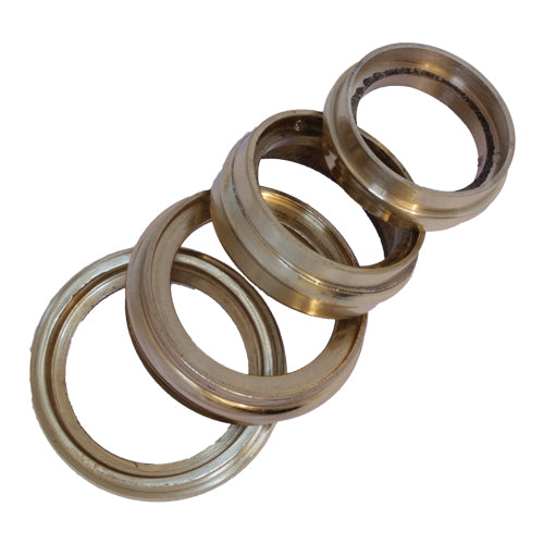 Brass Castor Rings  1 1/8" (28mm)  per pair