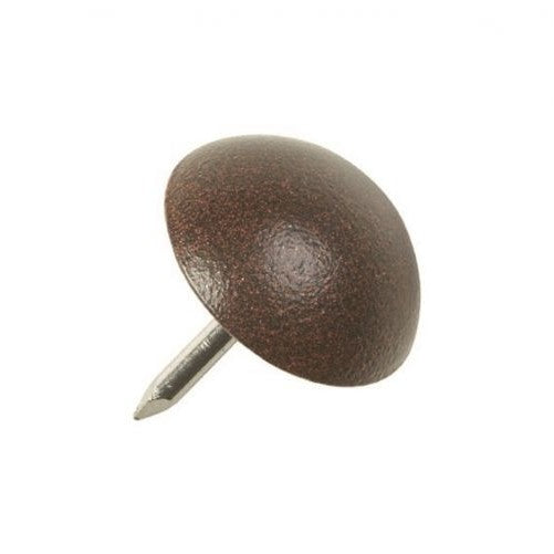 11mm 'Brown Textured' Powder Coated Upholstery Nail.