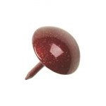 11mm 'Red Wine-Gold Glitter' Powder Coated Upholstery Nail.