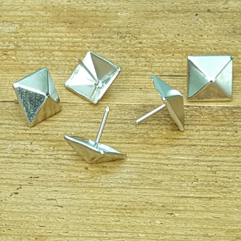 17mm Square NICKEL PLATED Nails (501F)