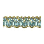 Antique Braid 7838 - turquoise/gold