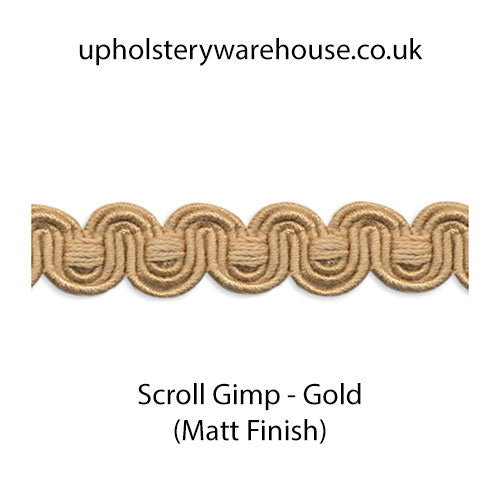 Chiswick Scroll Braid - Gold (Matte Finish)