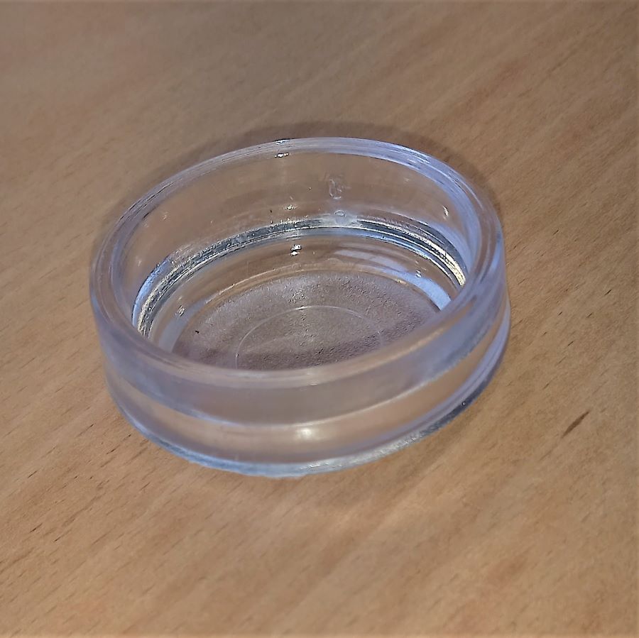 Castor Cups Transparent 45mm diameter   (Pack 4)