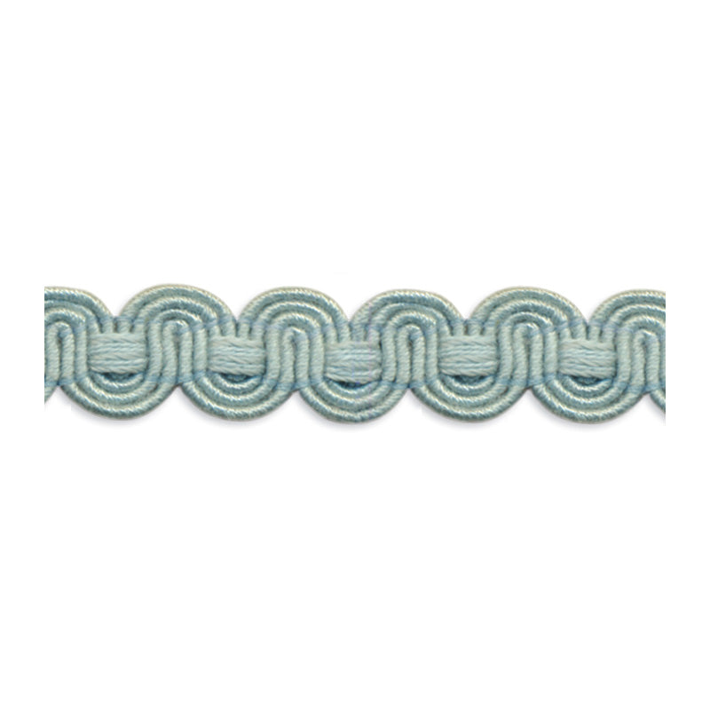 Chiswick Scroll Braid - Blue (Matte Finish)