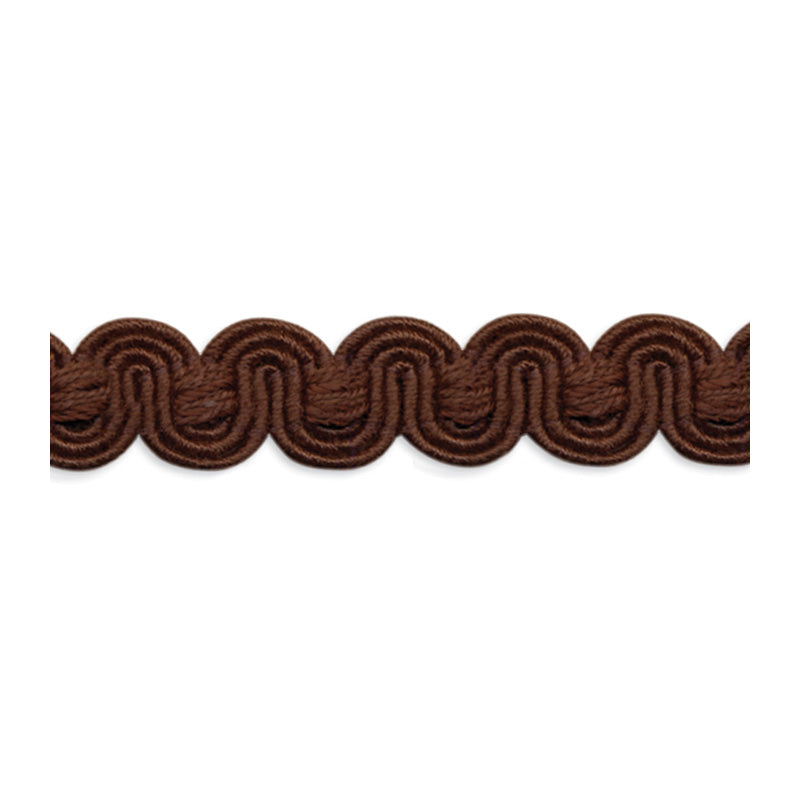 Chiswick Scroll Braid - Dark Brown (Matte Finish)