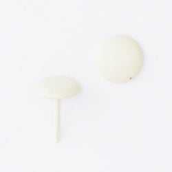 11mm OFF WHITE Enameled Nail (HG36)