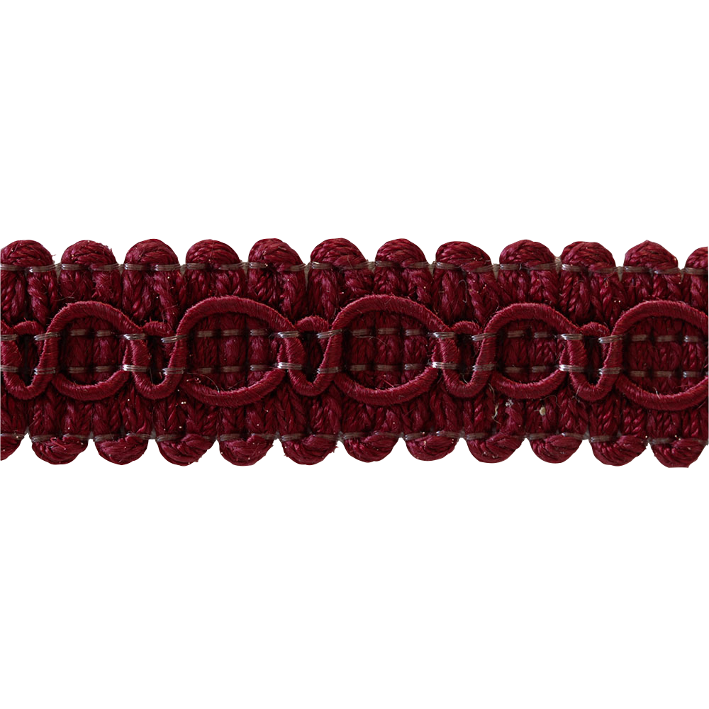 Mercury Upholstery Braid - Fireball  (Dark Red 18).