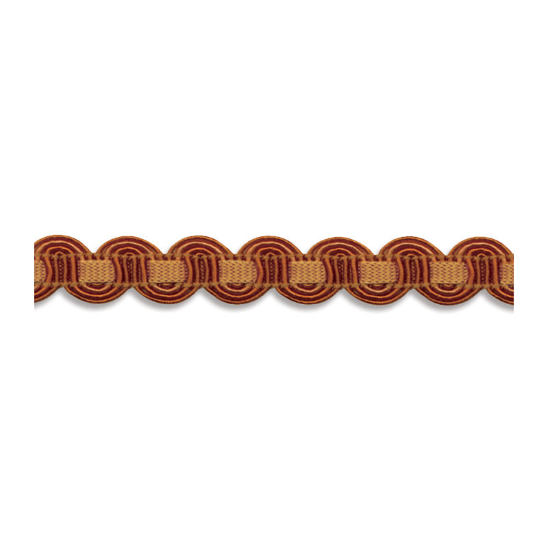 Minsk Scroll Braid - Paprika (Satin Finish)