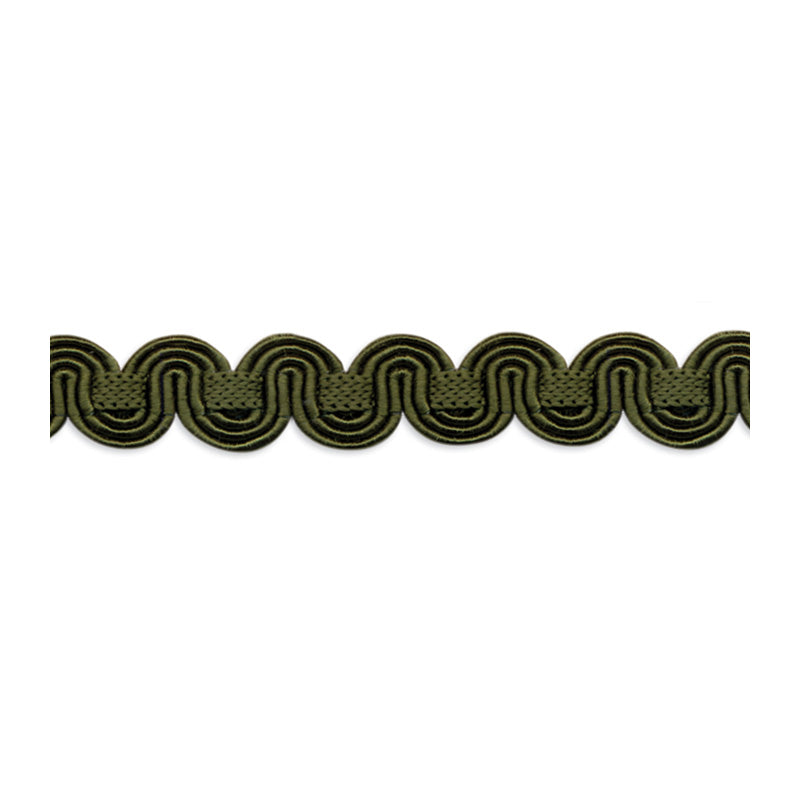 Minsk Scroll Braid - Sage (Satin Finish)