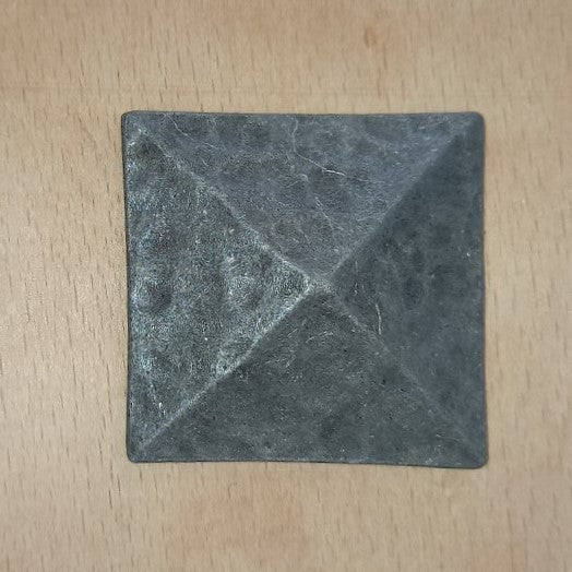 Square Pyramid Nail (50mm sq.) 'Pewter' Finish. (each)