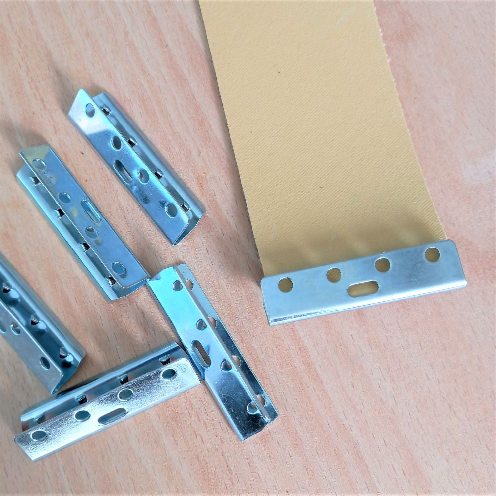 Upholstery Webbing Steel Clips 50mm