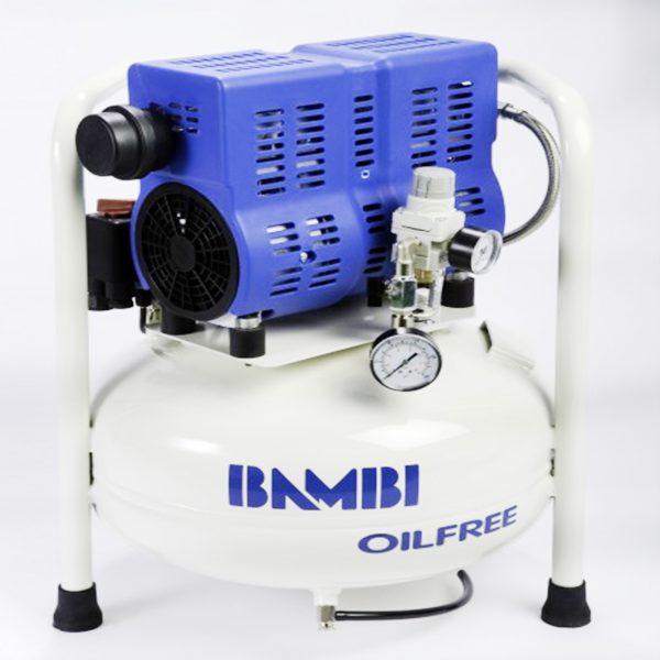 Bambi Silent Oil Free Compressor 24 Litre