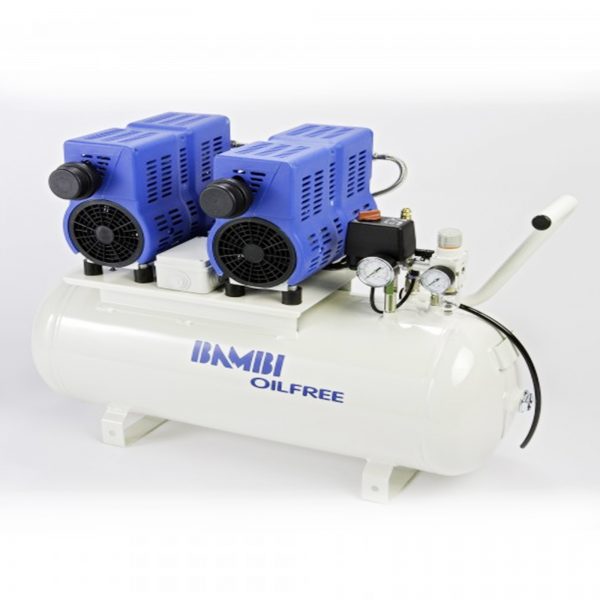 Bambi Silent Oil Free Range PT50D- Low Noise Compressor 50 Ltrs