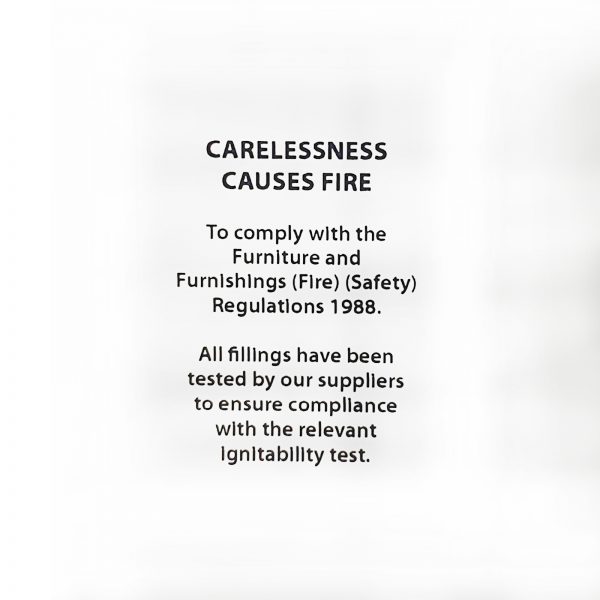 Carelessness Causes Fire Labels