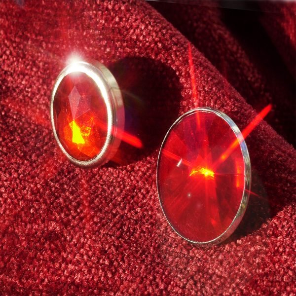 Gem (Diamonte) Buttons - Red