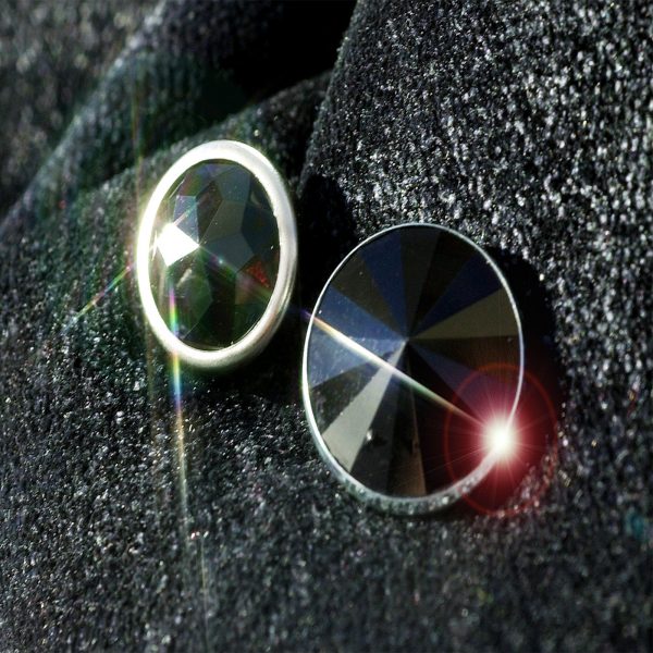 Gem (Diamonte) Buttons - Black