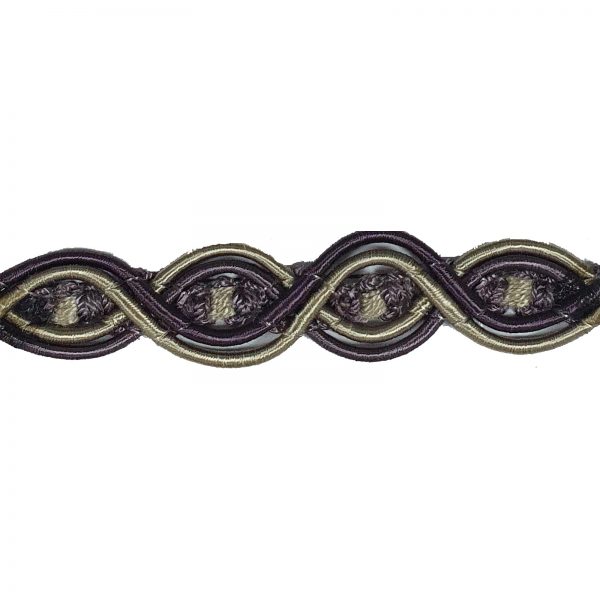 London Eye Braid - Colour 7803 Purple and Grey