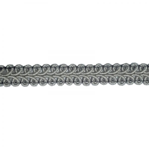 Sparkling Quill Gimp Col. Silver