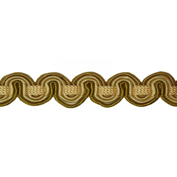 Strand Gimp Col. 110 Mustard/Cream/Gold Mix