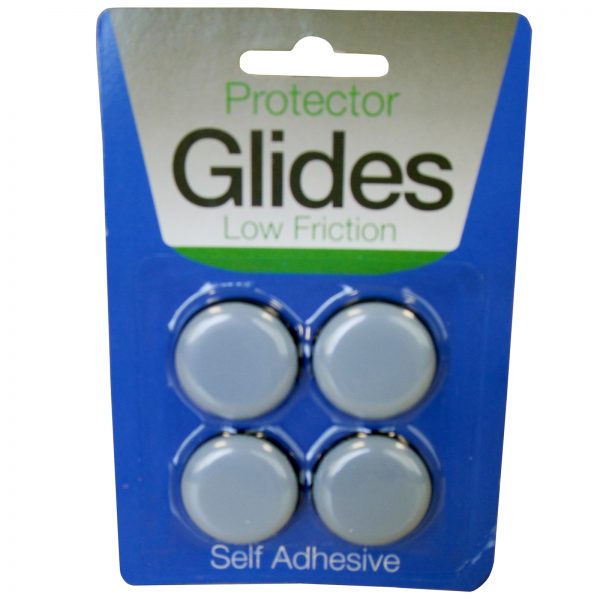 Self Adhesive Plastic Glides - Low Friction