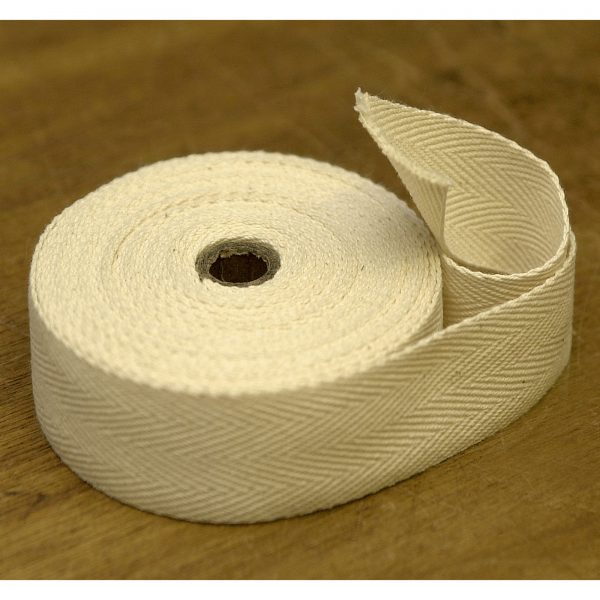 Heavy Cotton Heading Tape - Natural