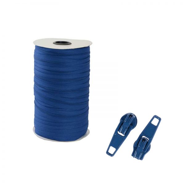 No 3 Continuous Zipping - Dark Blue